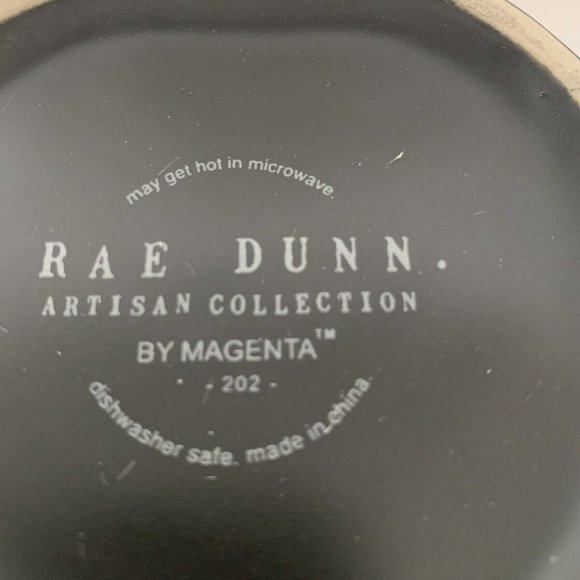 NIB Set of Rae Dunn Halloween Mugs WITCHFUL THINKING & HAUNT MESS Black Mug Set - Picture 8 of 9